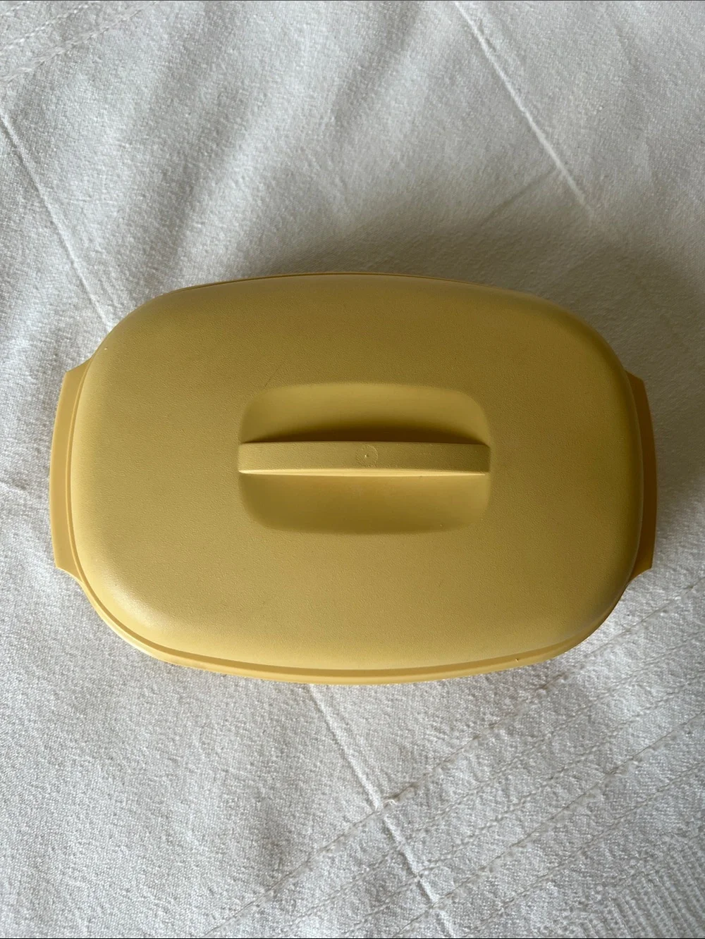 Vintage  70’s Tupperware strainer in Mustard Yellow, 3 piece set